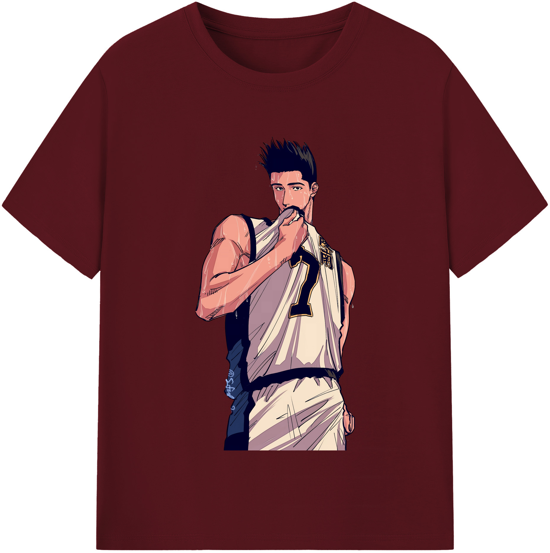 （画像用） SLAM DUNK／スラムダンク 綿100％半袖Tシャツ（フロントプリント）